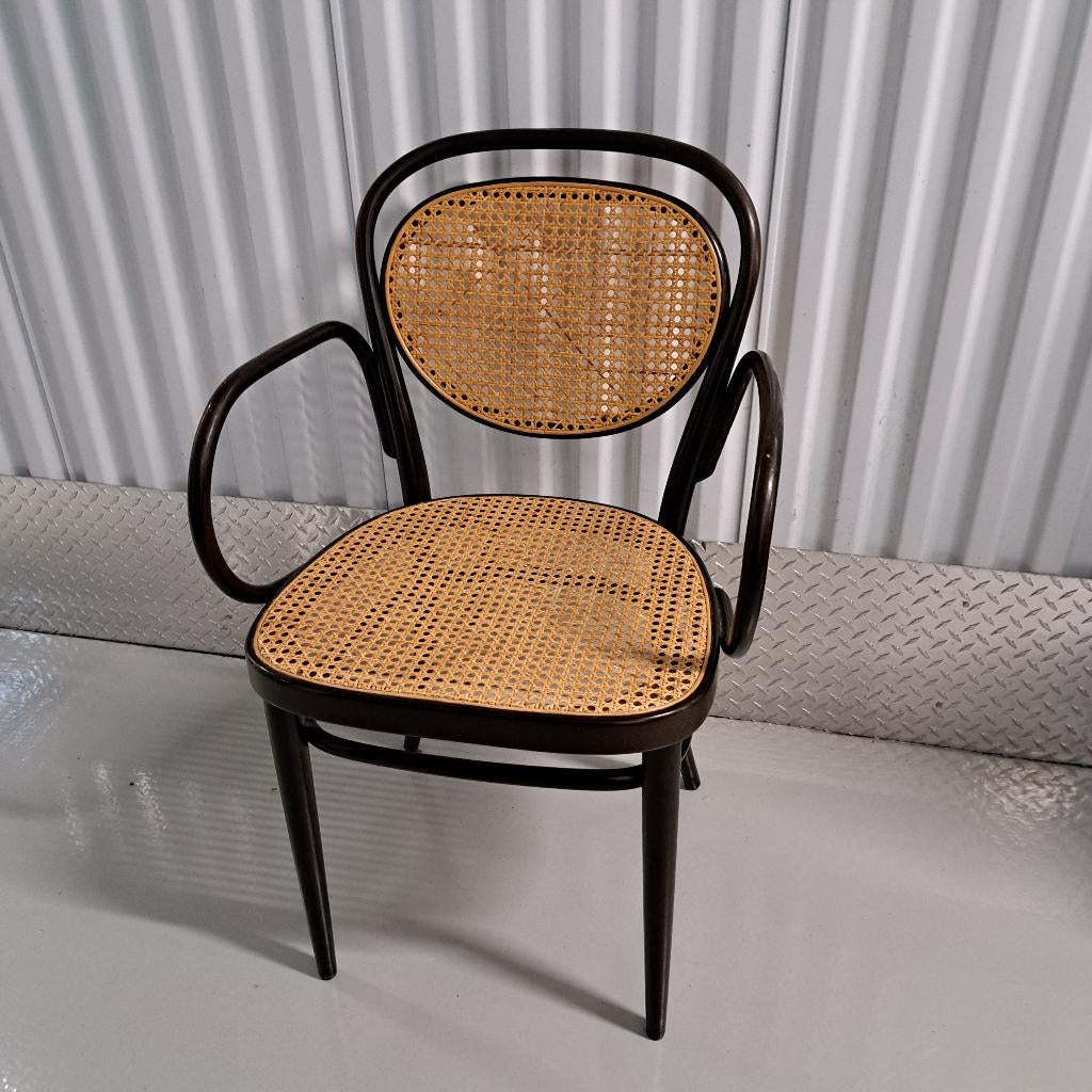 stoelen, Huis en Inrichting, Stoelen, Gebruikt, Vier, Hout, Riet of Rotan, Bruin, Ophalen