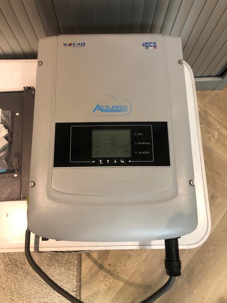 SOFAR AZZURRO ZCS PV Grid Inverter 6000W, Ophalen, Zo goed als nieuw, Overige typen, 200 wattpiek of meer