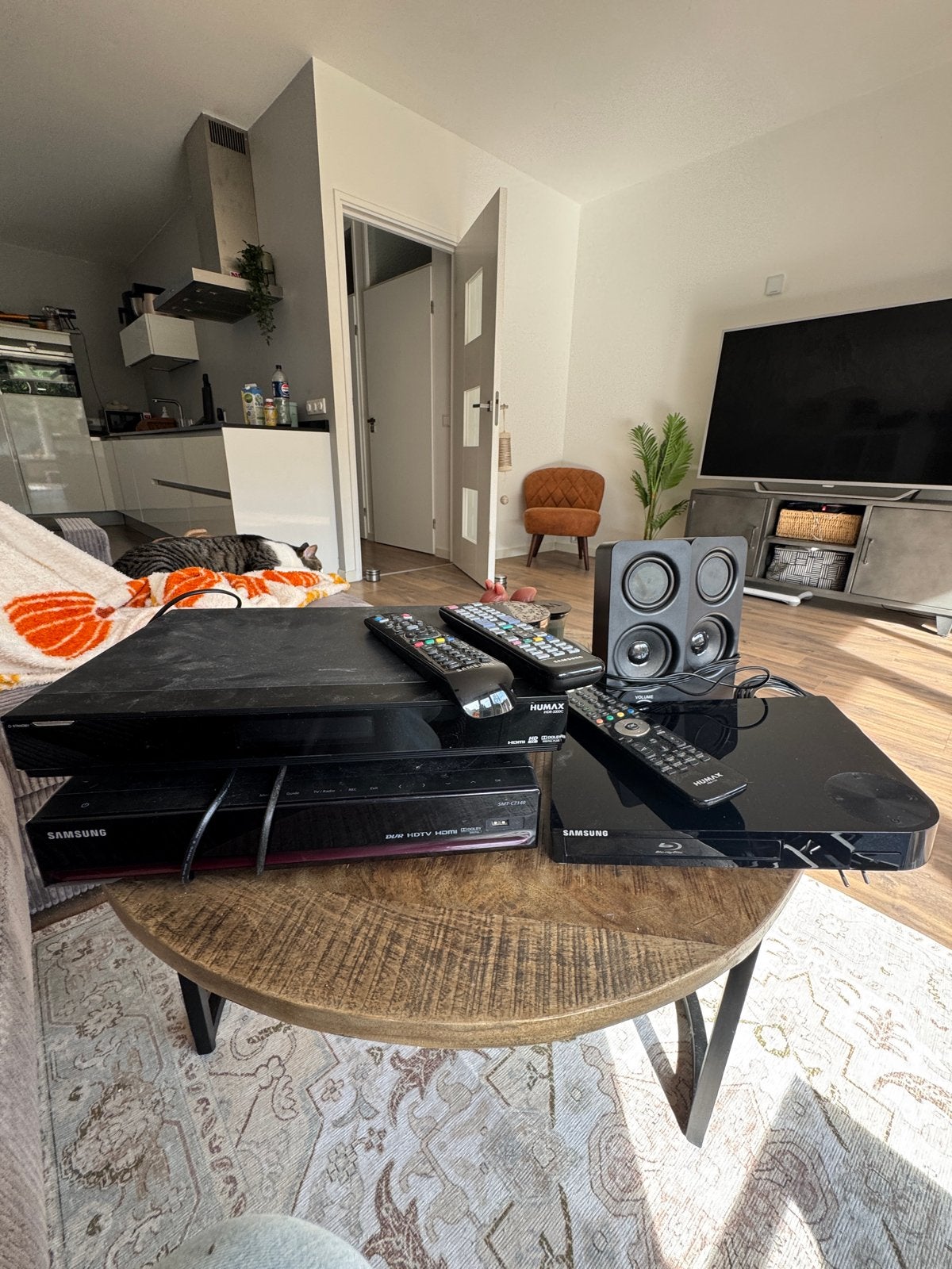 Samsung Blu-ray spelers en Humax ontvanger met speakers, Audio, Tv en Foto, Ophalen of Verzenden, Gebruikt