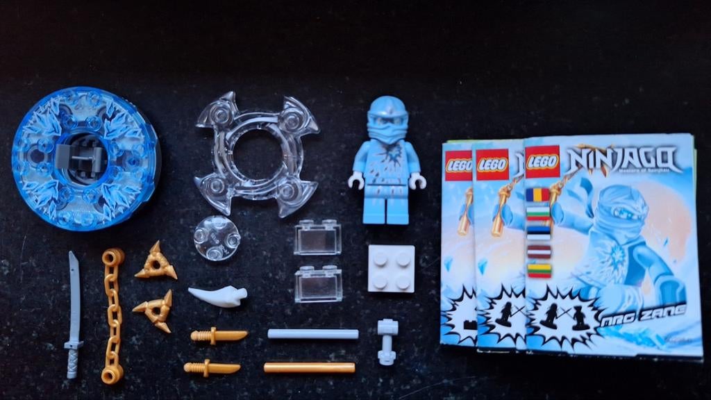 Lego ninjago 9590 NRG Zane compleet, Ophalen of Verzenden, Zo goed als nieuw, Complete set, Lego