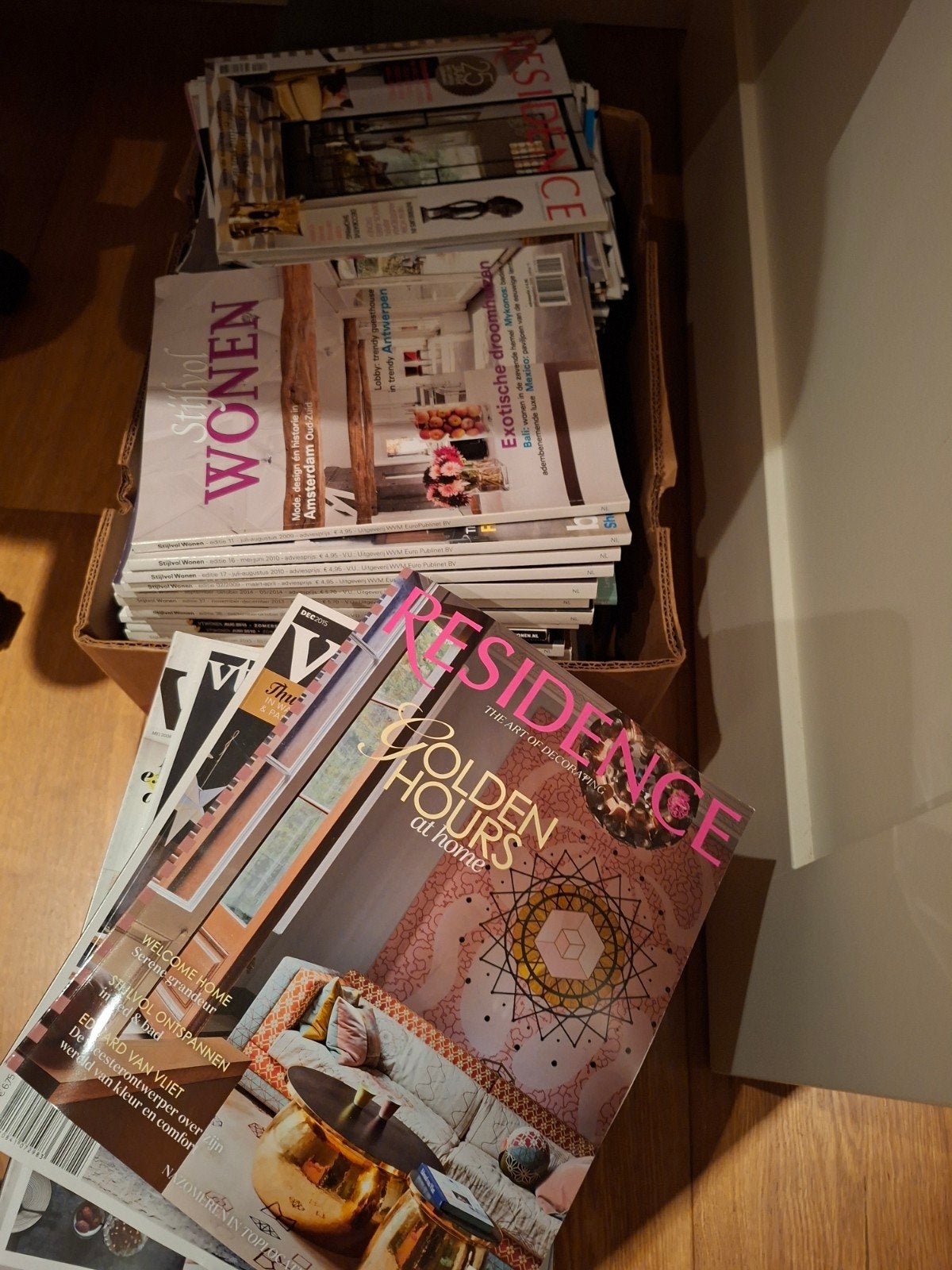 110 Tijdschriften: VT Wonen, Stijlvol Wonen, Residence, etc., Ophalen, Gelezen, Overige typen