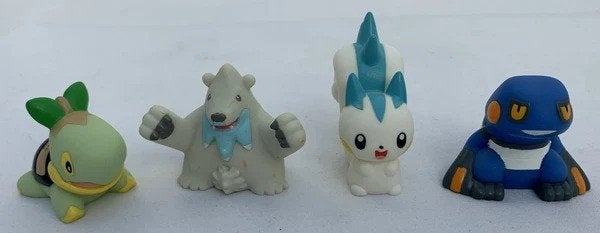 Pokemon Bandai 4 Stuks Figuren Chelast Turtwig