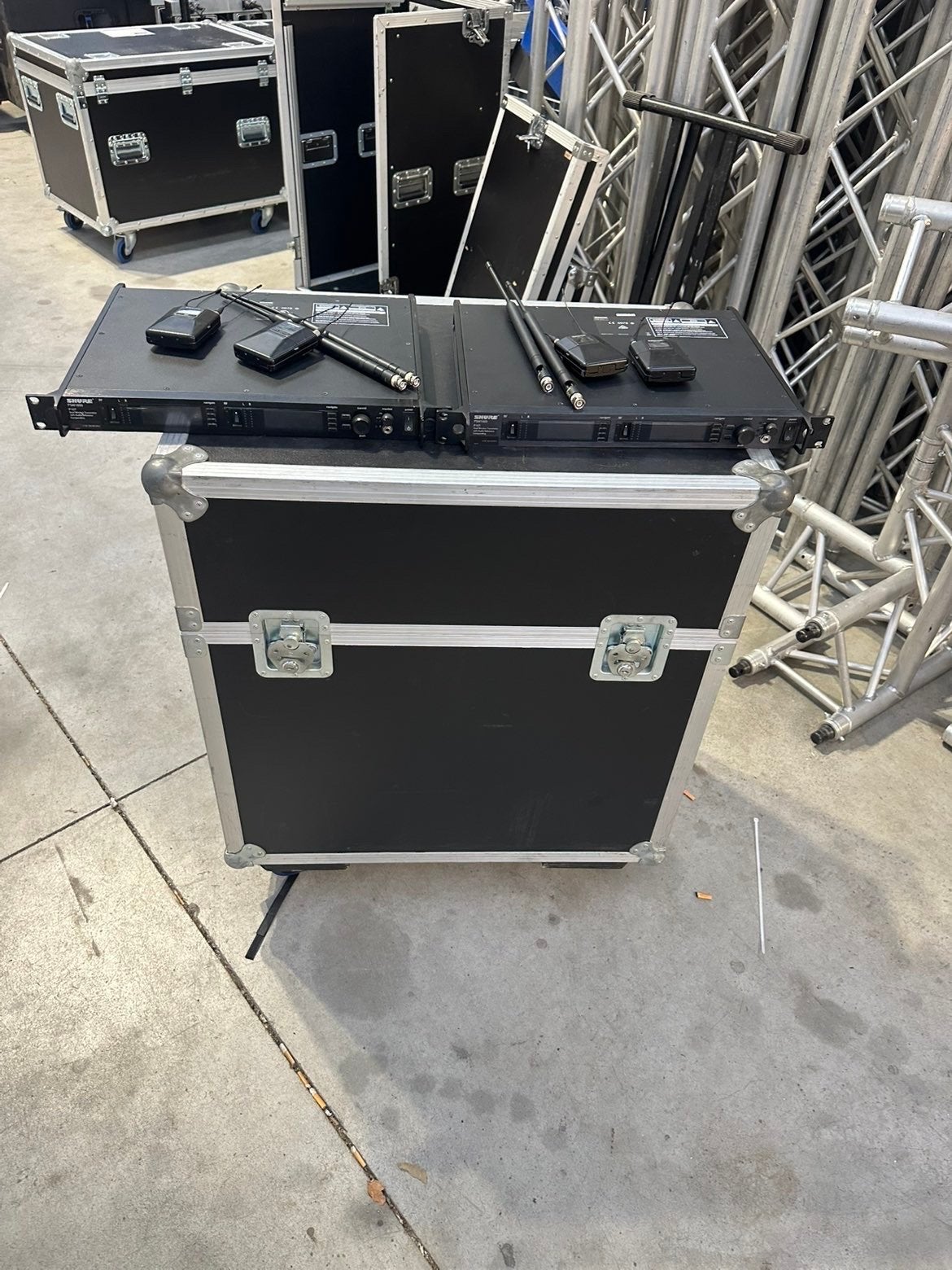 Shure PSM 1000 (p10r ) In-Ear Monitor met 2 Beltpacks, Ophalen, Gebruikt, Overige typen, Draadloos
