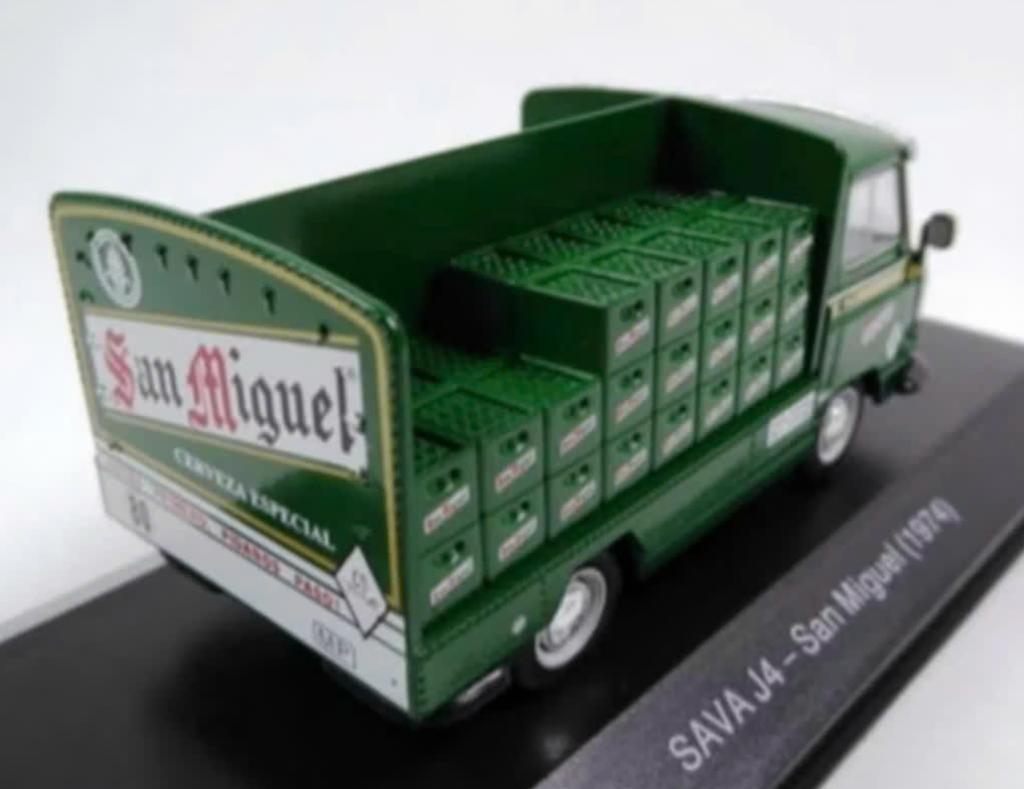 Sava J4 1974 SAN MIGUEL SCHAAL 1/43 reparto / servicio # 7, Verzenden, Nieuw, Bus of Vrachtwagen, Overige merken