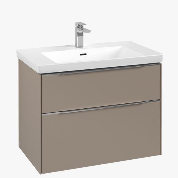 Villeroy en boch wastafel onderkast, Huis en Inrichting, Badkamer | Badkamermeubels, Zo goed als nieuw, Minder dan 100 cm, Wasbak of Wastafel