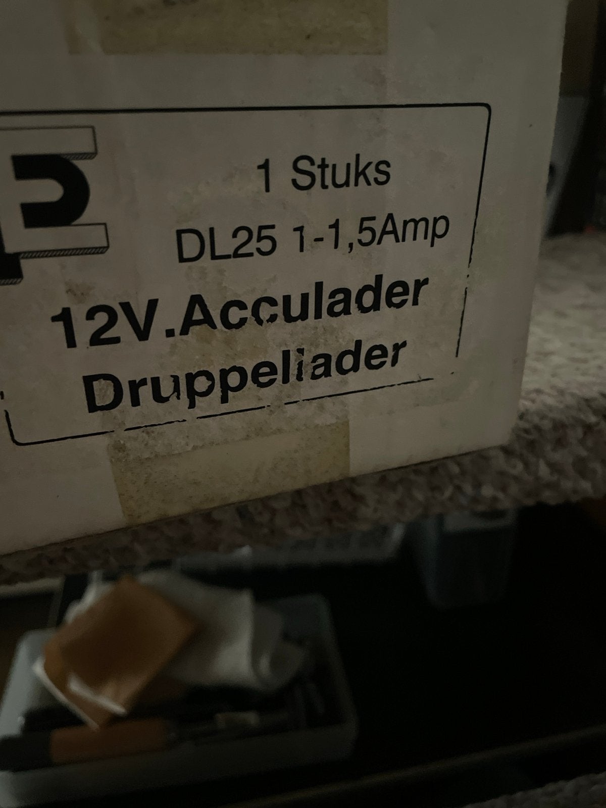 12V Acculader Druppellader DL25 1-1,5Amp, Auto-onderdelen, Accu's en Toebehoren, Gebruikt, Ophalen