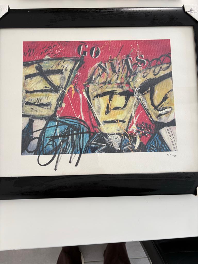 Ingelijste kunstprint gesigneerd en genummerd Otti, Antiek en Kunst, Ophalen of Verzenden