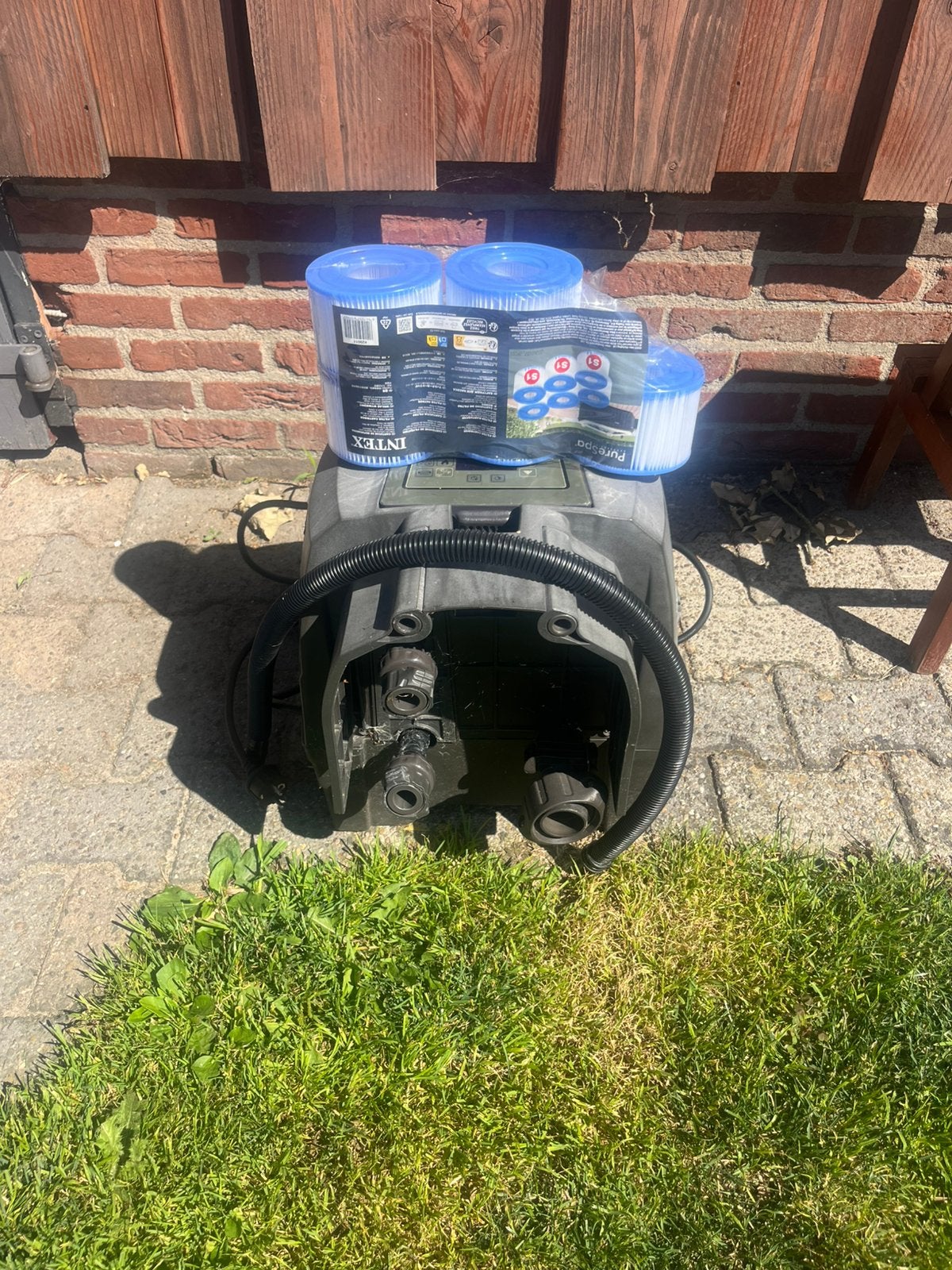Intex jacuzzie pomp, Ophalen, Gebruikt
