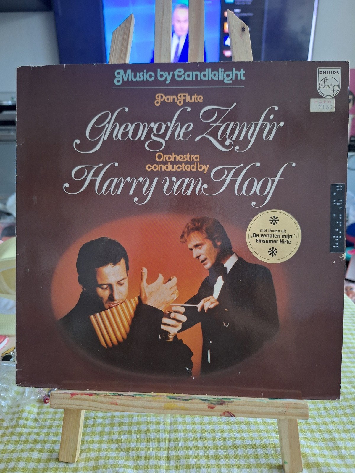 Gheorghe Zamfir - Music by Candlelight Panfluit LP, LP, Gebruikt, Overige genres, Ophalen of Verzenden