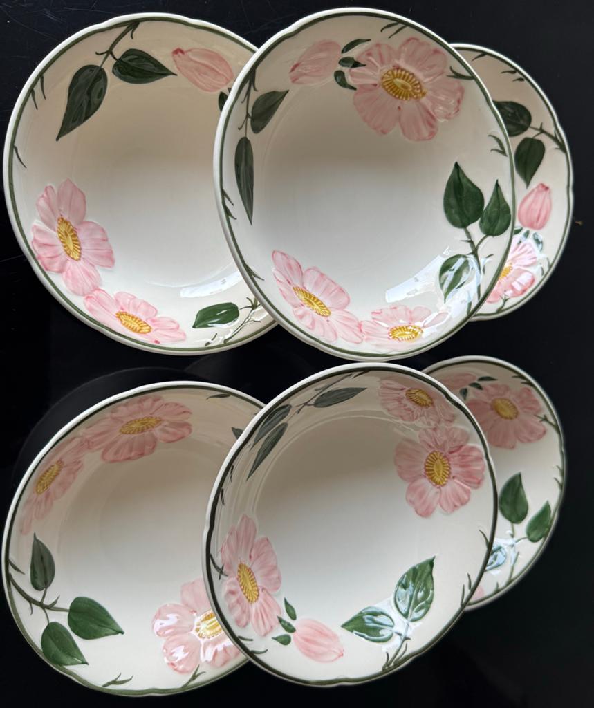 Villeroy & Boch zes kommen van 16 cm en zes borden van 21 cm, Gebruikt, Ophalen of Verzenden, Kom(men), Overige stijlen