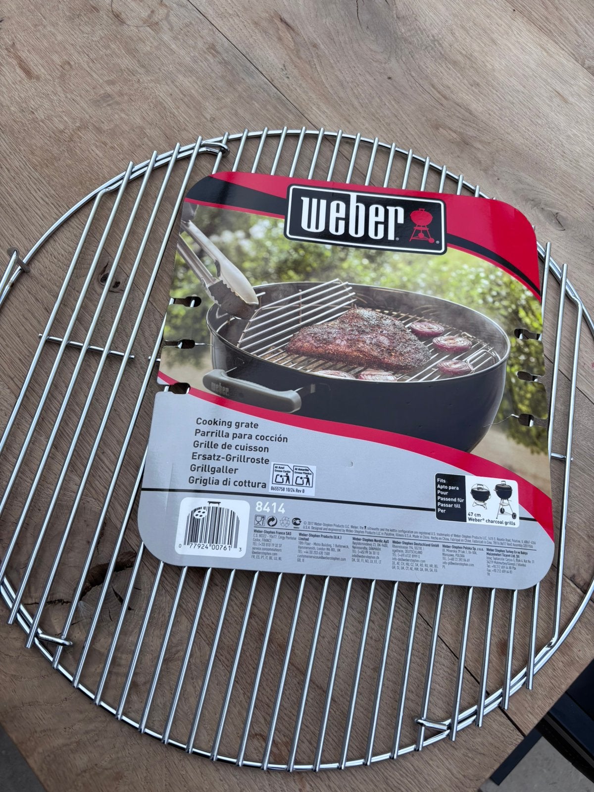 Weber rooster 47cm, Ophalen of Verzenden, Nieuw