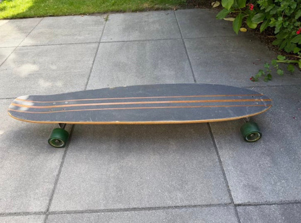 Mooi longboard skateboard, Sport en Fitness, Ophalen of Verzenden, Gebruikt, Skateboard, Longboard