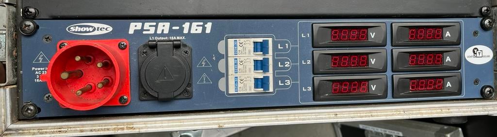 Showtec PSA-161 , 16A krachtstroom verdeler, Ophalen of Verzenden, Gebruikt, Overige typen