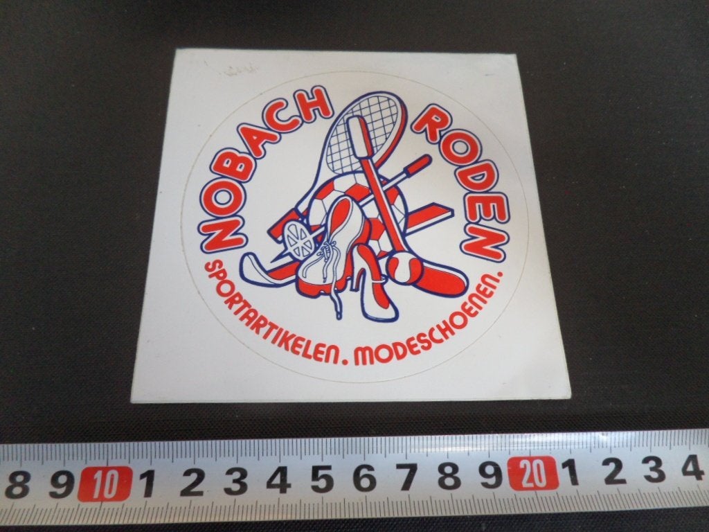 stickers NOBACH RODEN sportartikelen mode schoenen, Ophalen of Verzenden, Zo goed als nieuw