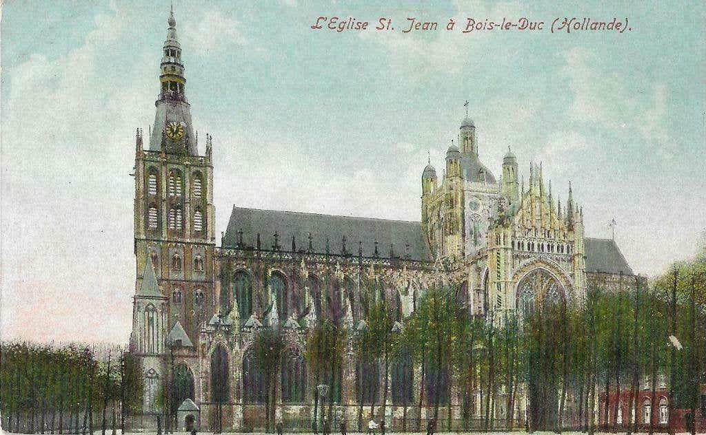 AK 's-Hertogenbosch - Léglise St. Jean, Blooker's Cacao, Ophalen of Verzenden, Voor 1920, Ongelopen, Noord-Brabant