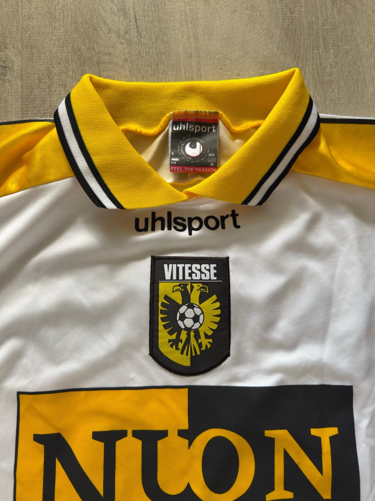 Vitesse Uitshirt Theo Janssen #19 - Uhlsport, Wit, Overige maten, Ophalen of Verzenden, Voetbal