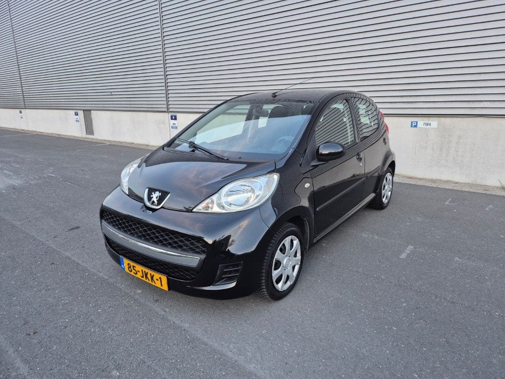 Peugeot 107 5DR 2009 Zwart| 64.965 km N.A.P |Boekjes |Airco, Auto's, Voorwielaandrijving, 4 stoelen, Origineel Nederlands, Handgeschakeld