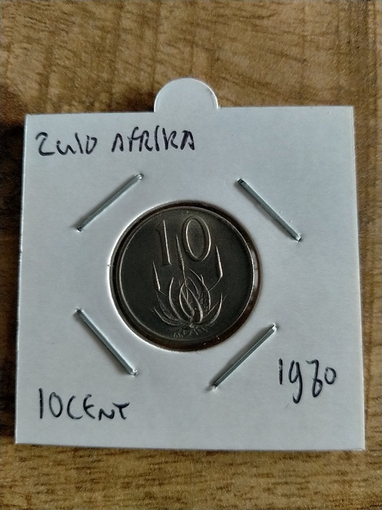 Zuid Afrika 10 Cent 1970, Verzenden, Zuid-Afrika, Losse munt