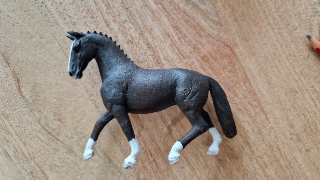 Schleich horse club zwarte hannover merrie 13927, Ophalen, Zo goed als nieuw