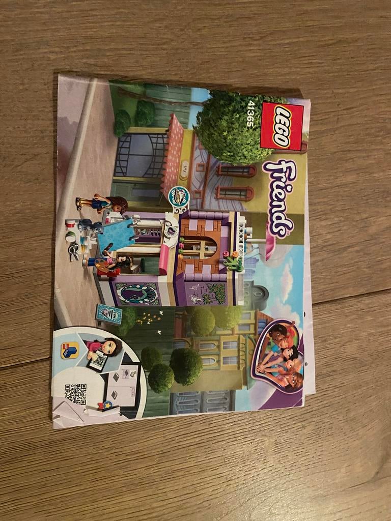 Lego Friends 41365 Emma's Art Cafe - Complete Set, Ophalen of Verzenden, Gebruikt, Complete set, Lego