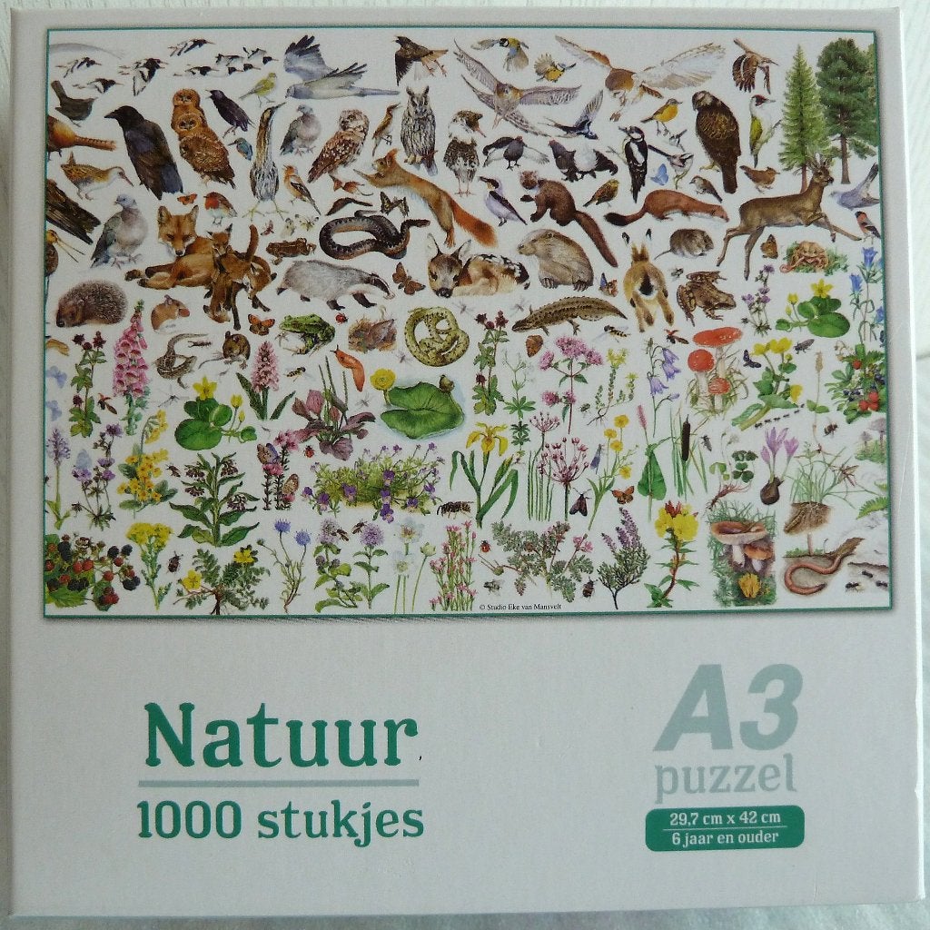 Puzzel 1000 stukjes A3, Ophalen of Verzenden, 500 t/m 1500 stukjes, Zo goed als nieuw, Legpuzzel