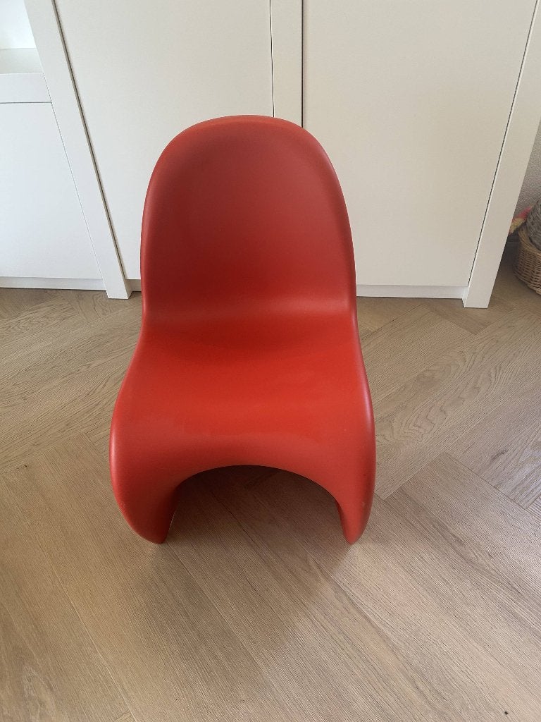 Vitra Panton Junior stoel - Rood, Ophalen, Kunststof, Gebruikt, Design, Modern, Kinderkamer