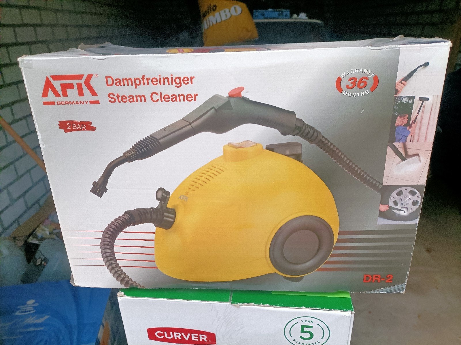 AFK Stoomreiniger DR-2 - Krachtige 2 Bar Stoom, Ophalen, Overige merken, Nieuw, Stoomreiniger
