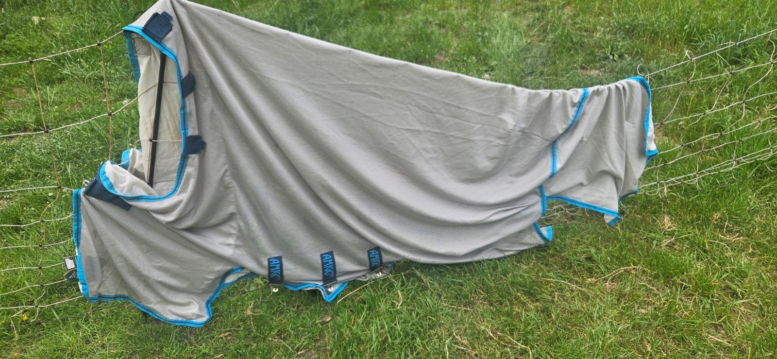 Horseware Amigo bug buster, Gebruikt, Vliegendeken, Ophalen of Verzenden, Blauw