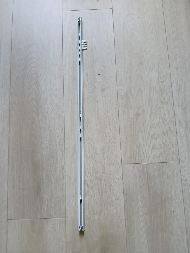gordijnrail 75 x 185   lengte 76 cm, Ophalen, Gebruikt, Wit, 50 tot 100 cm