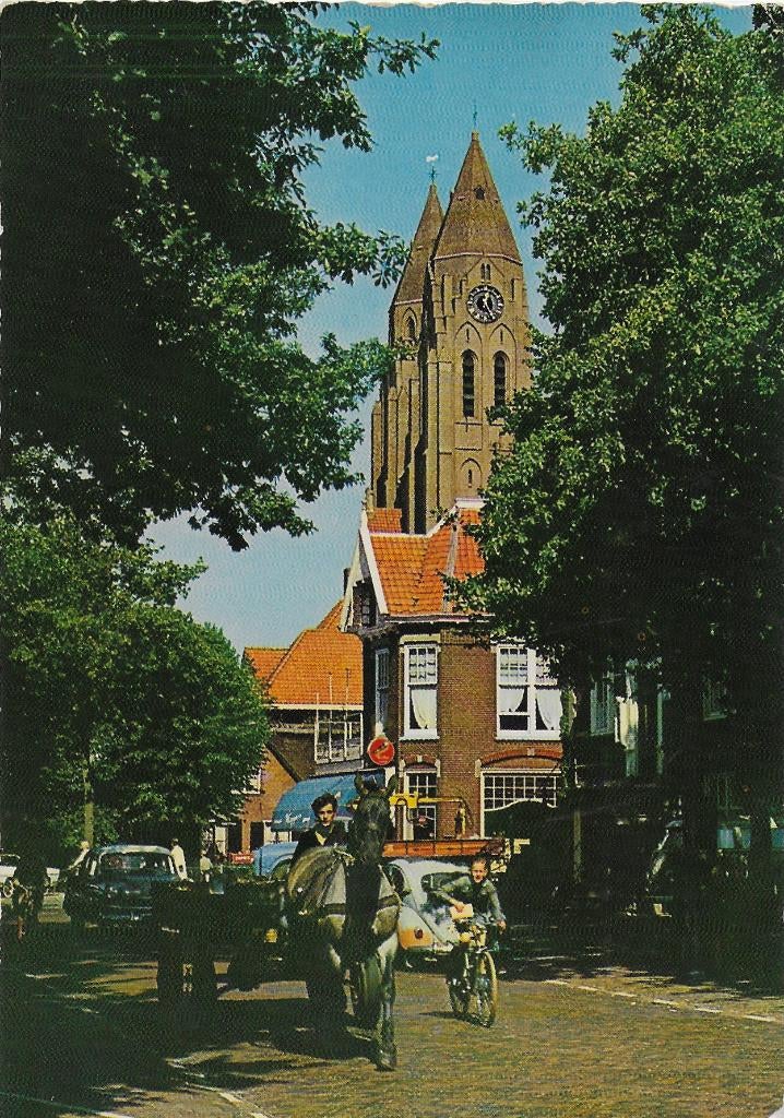 Laren - gooi st janstraat ongelopen ansichtkaart ( 1447 ), Ophalen of Verzenden, 1980 tot heden, Ongelopen, Noord-Holland