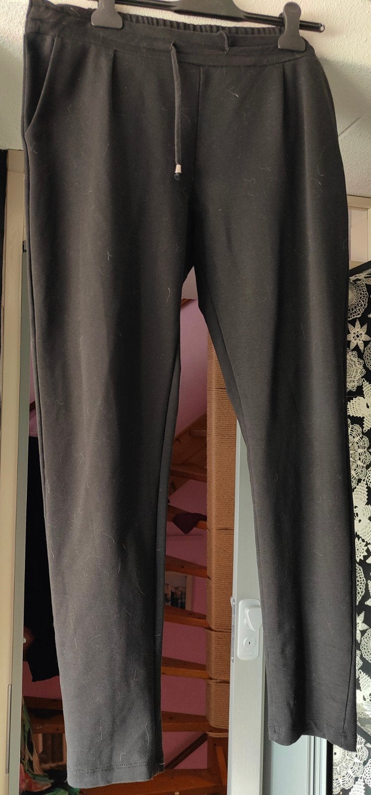 Lien&Giel zw katoenen broek, Traveller stof, slim fit, XXL, Zwart, Maat 46/48 (XL) of groter, Ophalen of Verzenden, Lien&Giel
