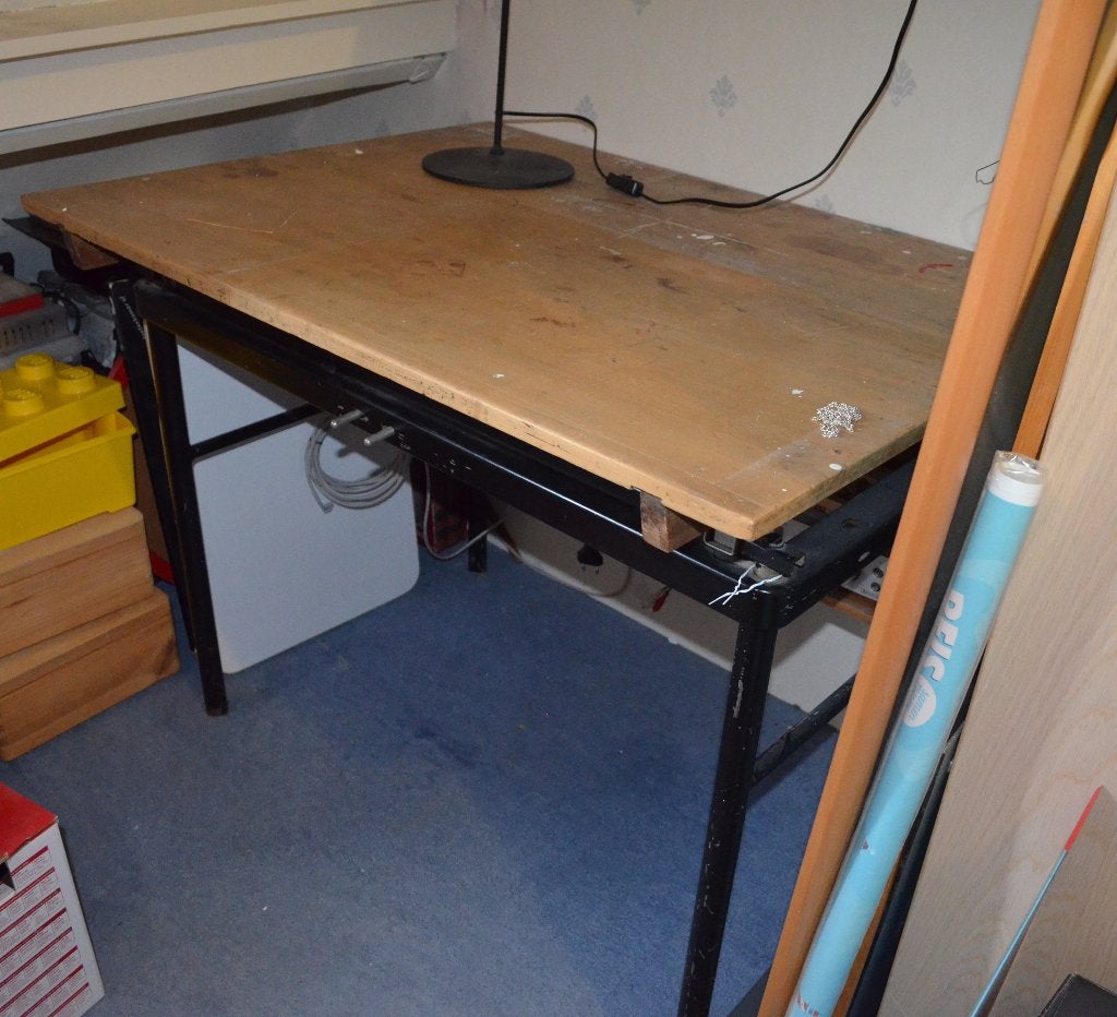 Tekentafel met stoel, Ophalen, Gebruikt, Minder dan 130 cm