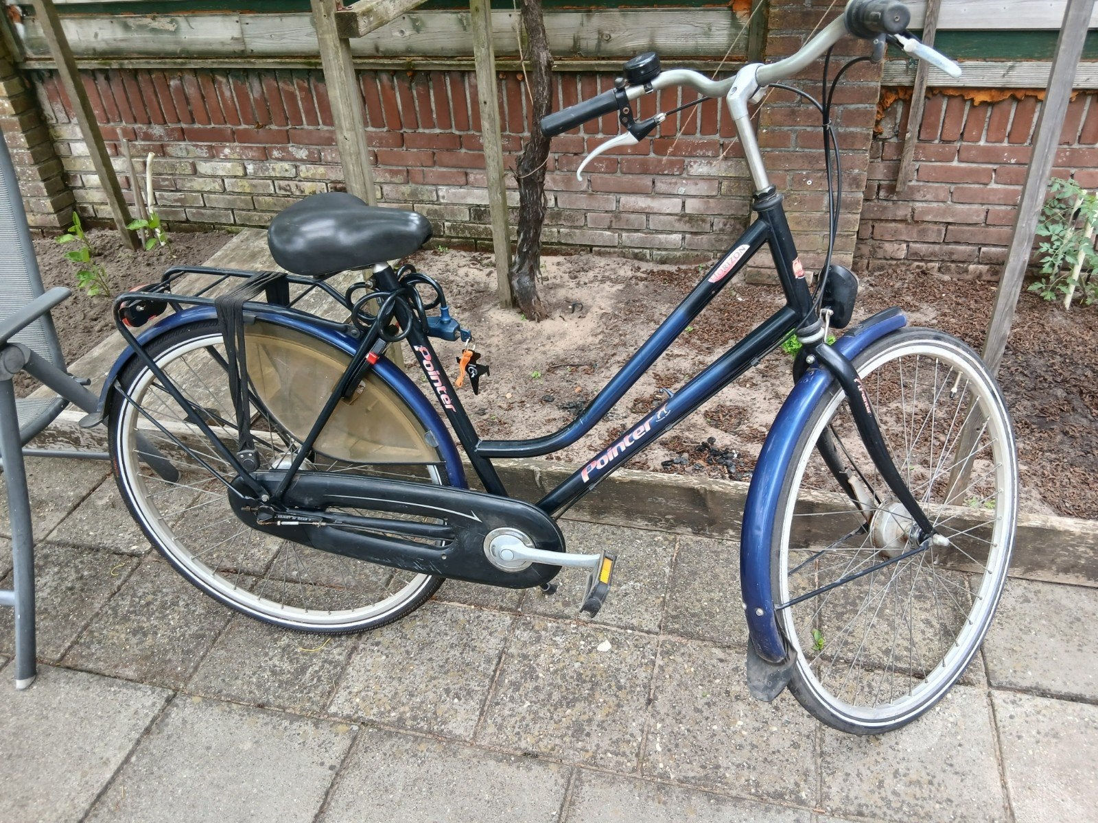 Pointer dames fiets, 53 tot 56 cm, Versnellingen, Zo goed als nieuw, Trommelrem