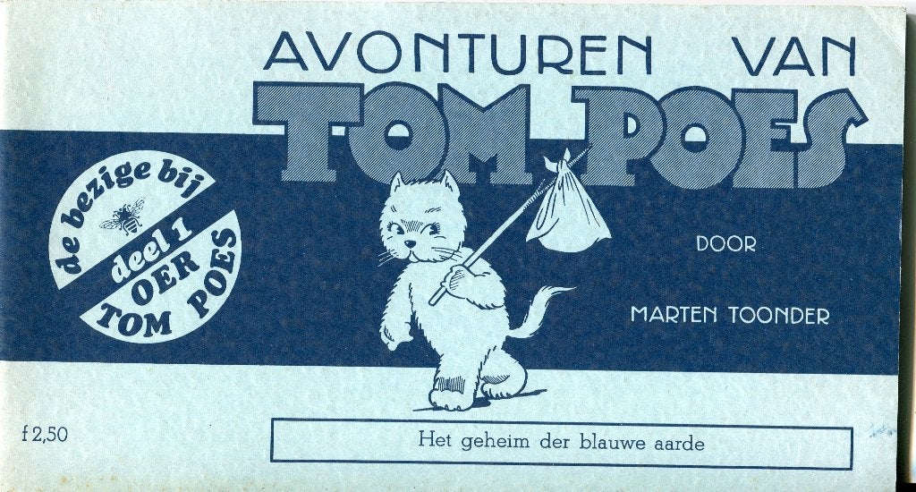 Avonturen van Tom Poes geheim der blauwe aarde M Toonder, Gelezen, Marten Toonder, Verzenden, Eén stripboek