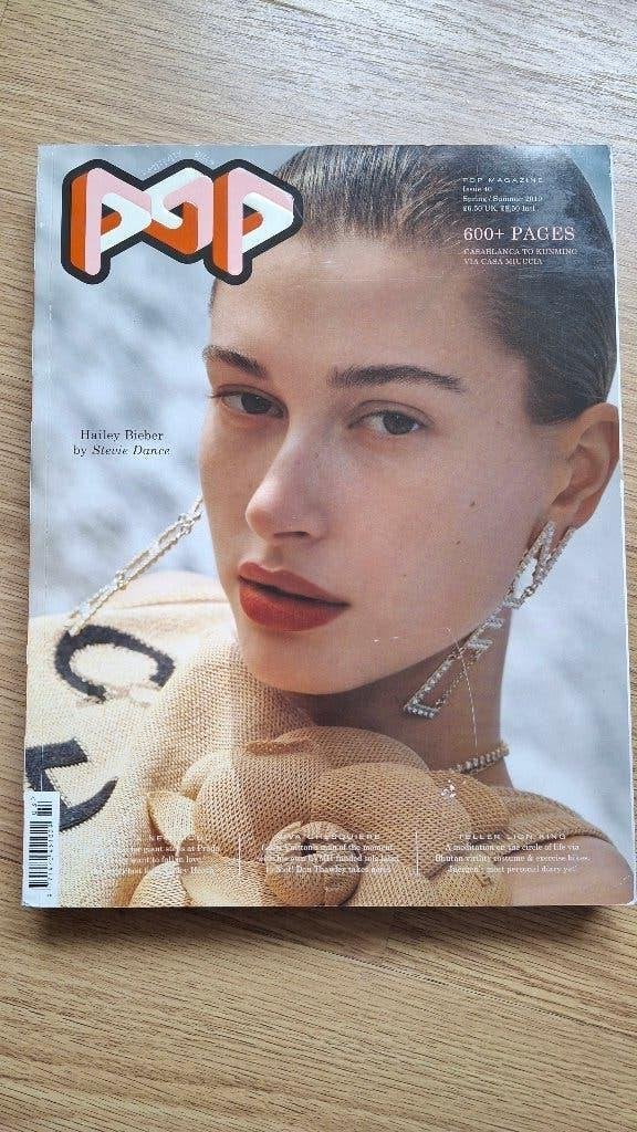 POP Magazine #40 Spring/Summer 2019 Hailey Bieber Cover, Ophalen of Verzenden, Gelezen, Glossy