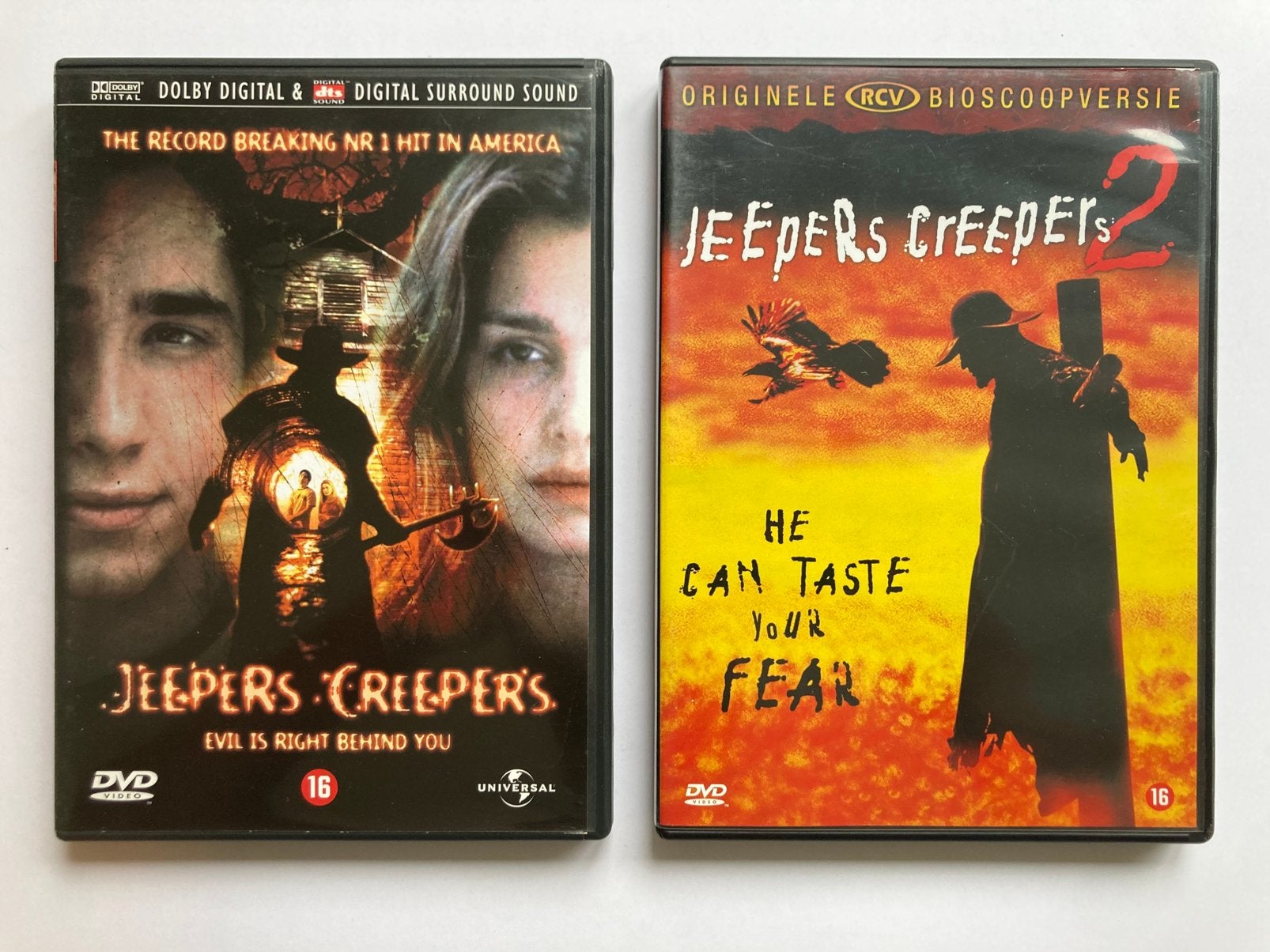 Jeepers Creepers 1 + 2, 2001 – 2003 / 2x DVD / 2 films, Cd's en Dvd's, Inclusief boekje, Engels, Vanaf 16 jaar, Ophalen of Verzenden