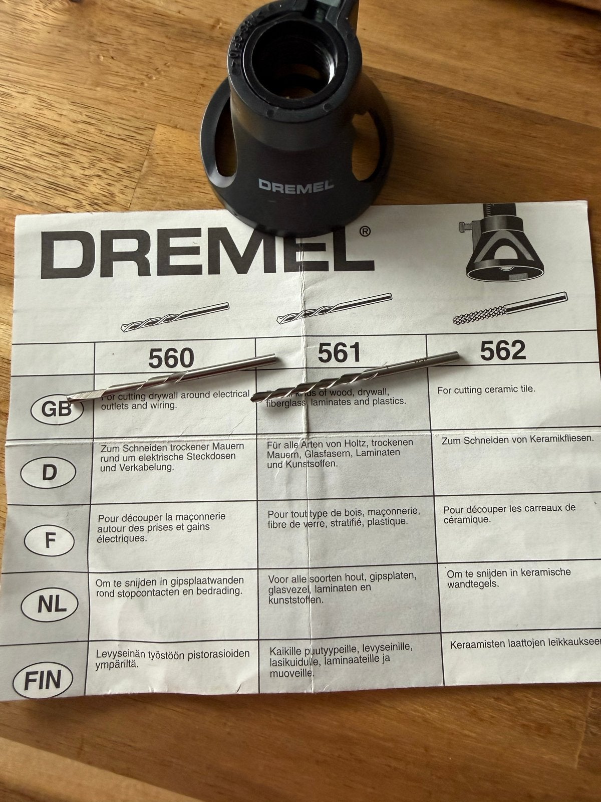 Dremel frees opzetstukken en accessoires, Ophalen of Verzenden, Gebruikt, Overige typen, Overige merken