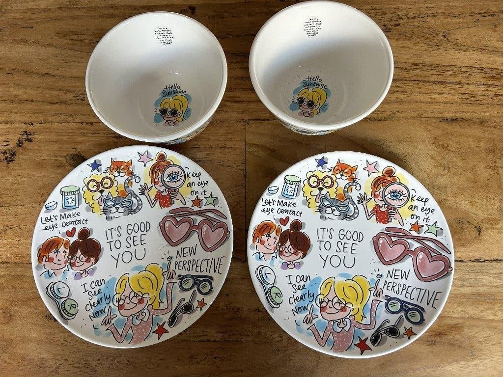 Servies van Blond, Overige merken, Ophalen of Verzenden, Zo goed als nieuw, Bord(en)