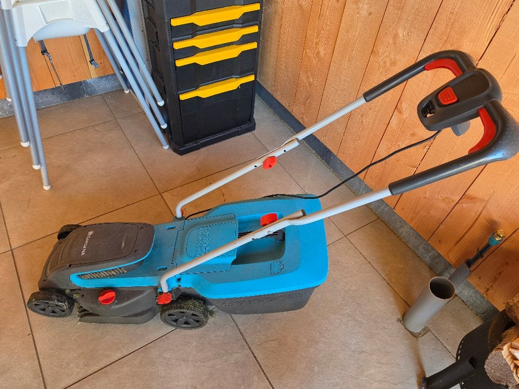 Gardena PowerMax 1200/32 Elektrische Grasmaaier, Tuin en Terras, Ophalen, Gebruikt, Elektrische grasmaaier, Opvangbak