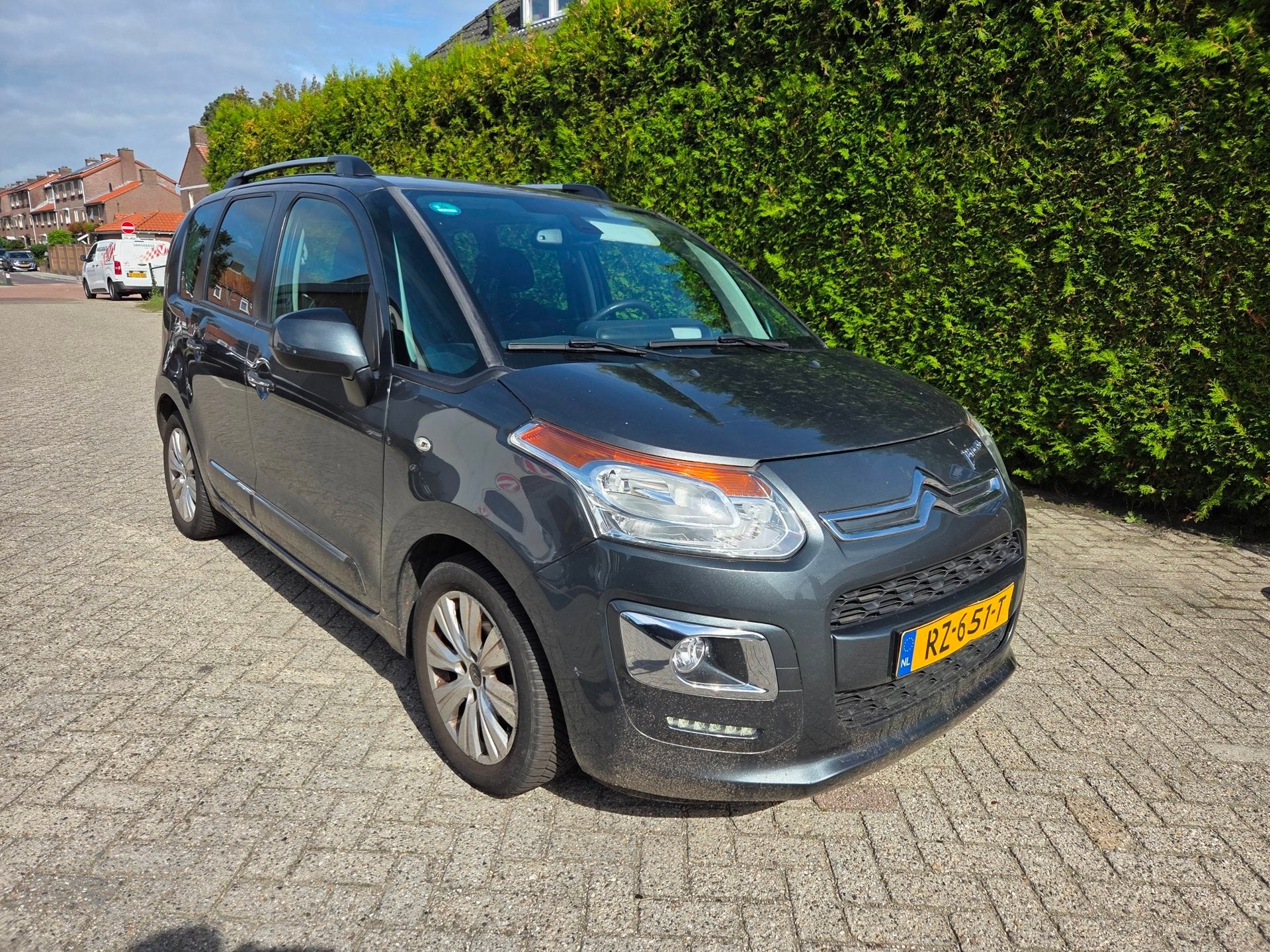 Citroen C3 Picasso 1.6 VTi Exclusive Automaat, Auto's, Gebruikt, Zwart, 4 cilinders, Bedrijf