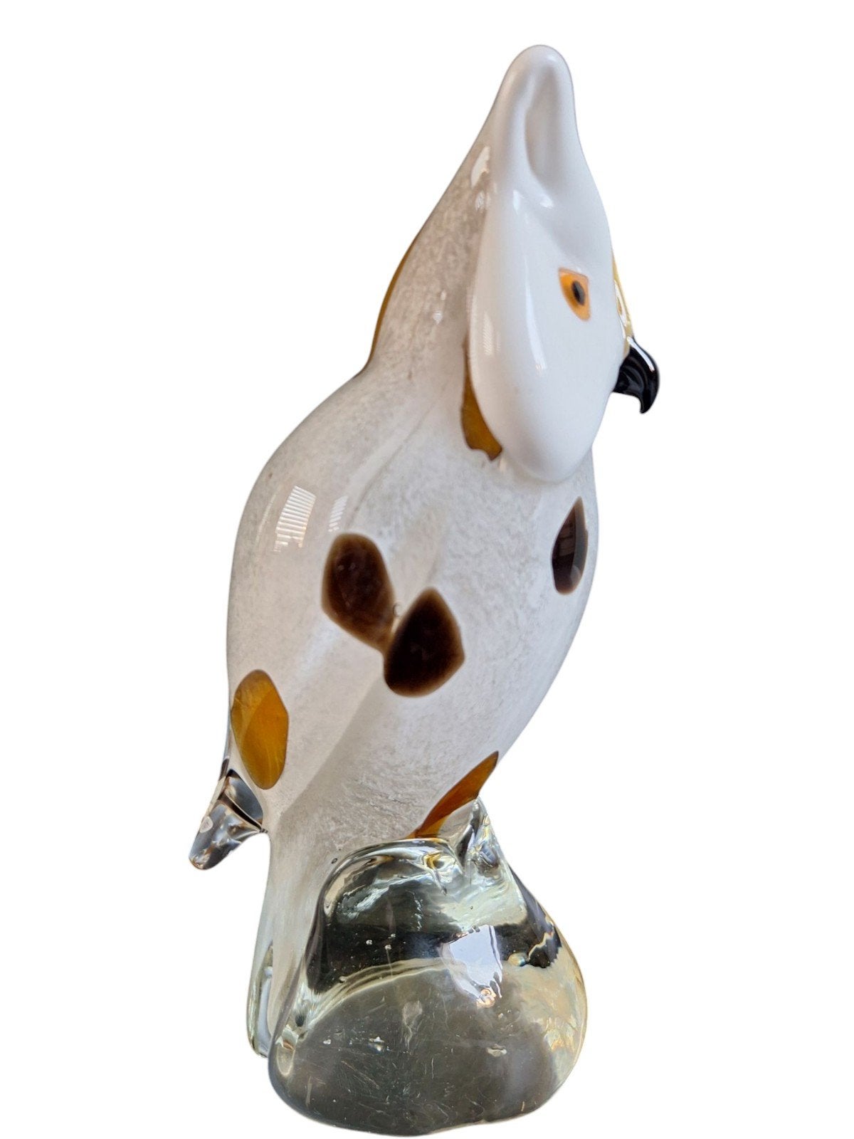Prachtig uilenbeeld van Murano glas, Verzamelen, Beelden en Beeldjes, Ophalen of Verzenden, Zo goed als nieuw