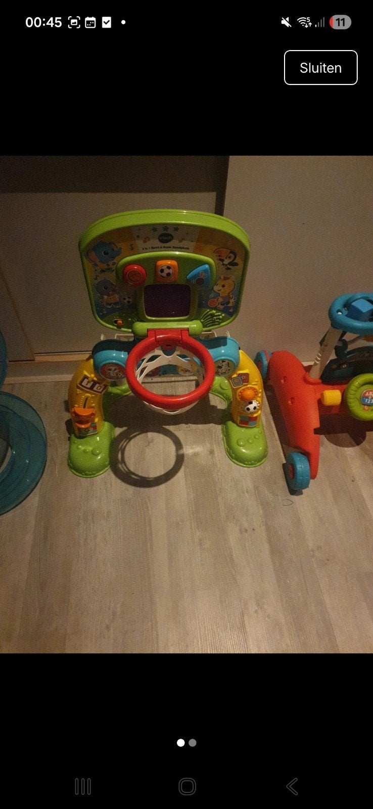 VTech Voetbalspel met bal - Interactief speelplezier, Ophalen of Verzenden, Gebruikt, 6 maanden tot 2 jaar