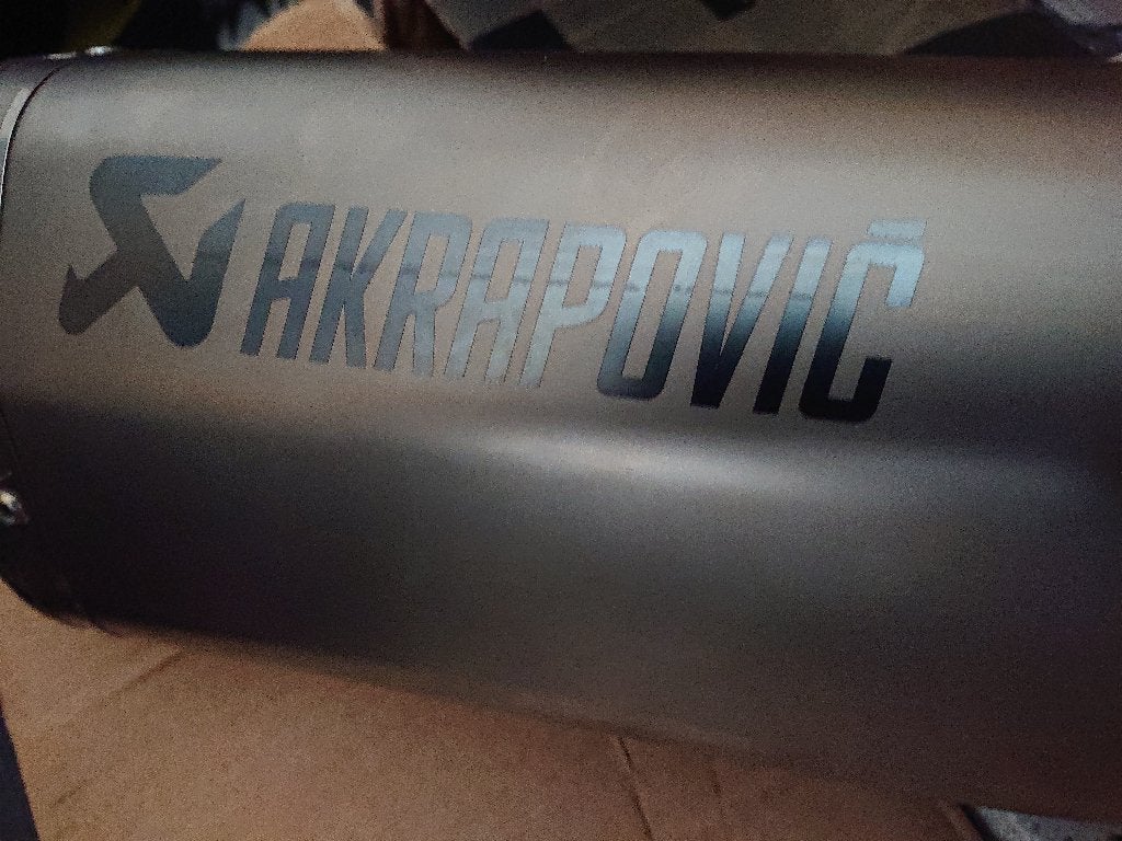 Akrapovic titanium  uitlaat demper Z400 Z 400 NINJA 400, Motoren, Ophalen of Verzenden, Nieuw