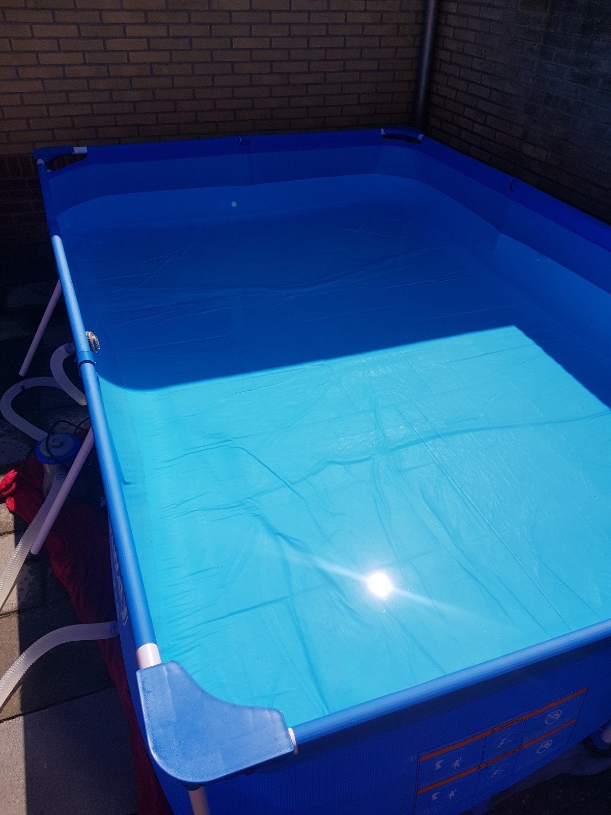 Bestway Opzetzwembad met filterpomp en accessoires, Tuin en Terras, Zwembaden, Ophalen, Gebruikt, Opzetzwembad, 200 tot 400 cm