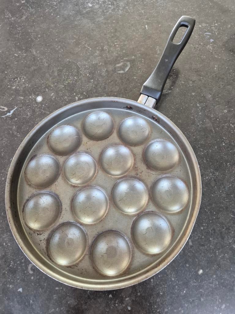 Poffertjespan - Gebruikt, Ophalen, Gebruikt, Aluminium, Koekenpan of Braadpan