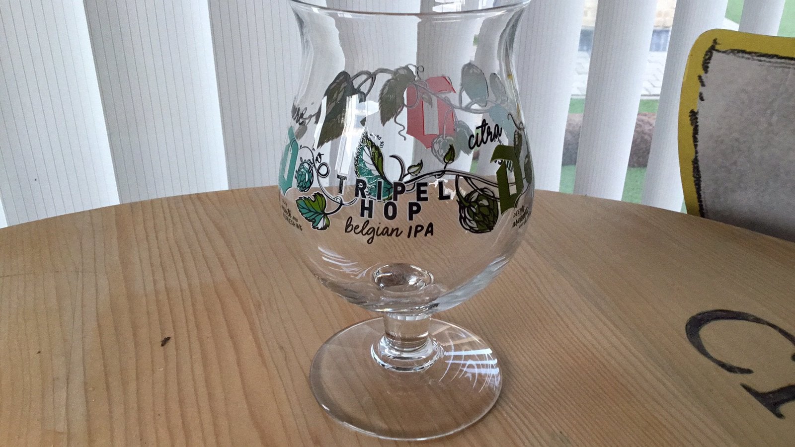 Duvel glas tripel hop, Verzenden, Zo goed als nieuw, Glas of Glazen, Duvel