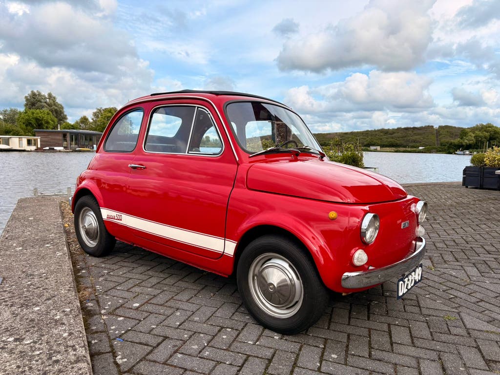 Fiat 500 nuova - 1968 - oldtimer - Rood, foto 4