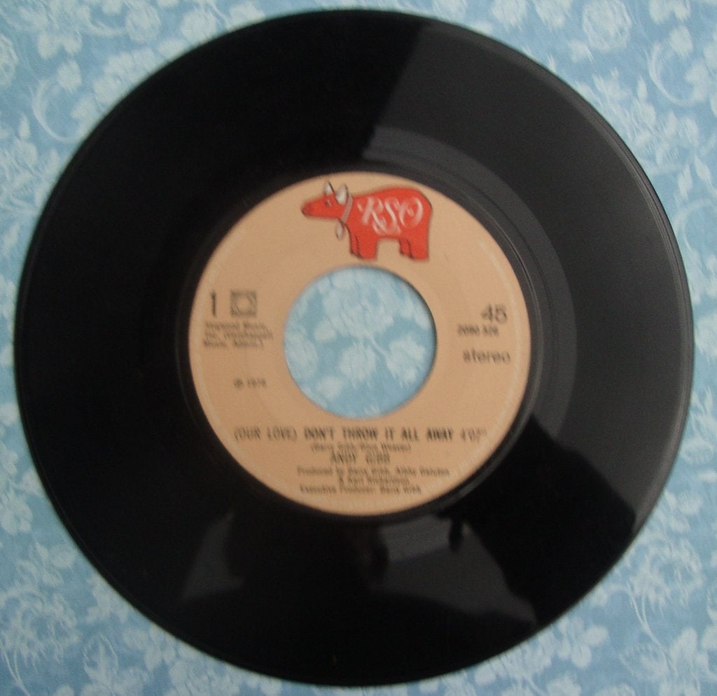 Andy Gibb - don't throw it all away ( 7'' vinyl 1978 ), Gebruikt, 7 inch, Ophalen of Verzenden, Pop