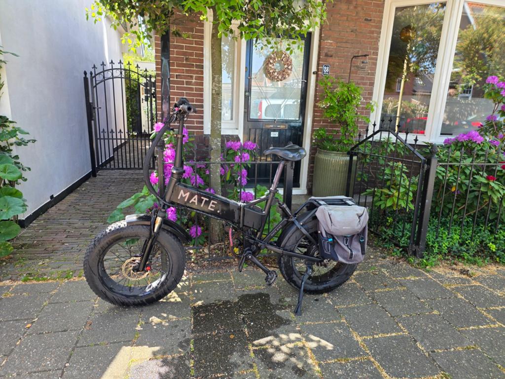 MATE-X. E-bike 750w met dikke banden en achterdrager, Fietsen en Brommers, Elektrische fietsen, Ophalen, Overige merken