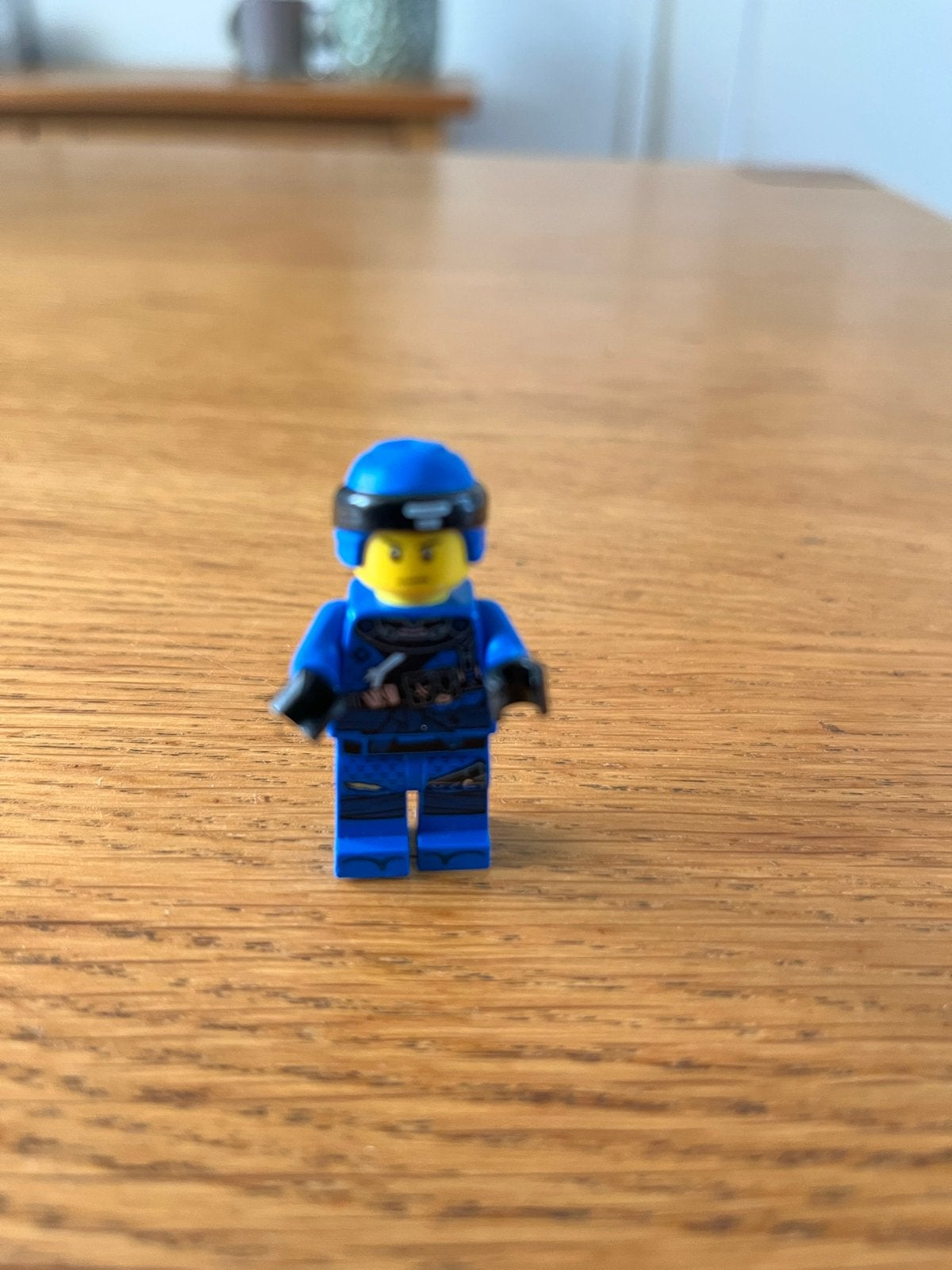 Lego Ninjago Minifiguur Jay met helm, Inclusief minifiguren, Gebruikt, Lego, Ophalen of Verzenden